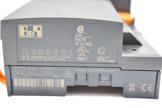 X20CP1382 ​​B&R X20 PLC SYSTEM CPU modülü Intel x86 400 MHz, entegre I/O işlemcisi ile uyumlu
