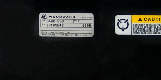 Woodward 5466-253 Analog Kombo Modülü Giriş/Çıkış Modülü stokta