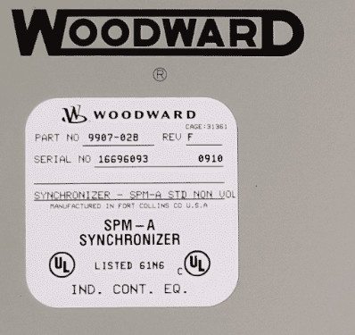 Woodward 9907-028 SPM-A STD GERÇEKLİ OLMAYAN GERÇEKLİ (EMC) 50/60Hz