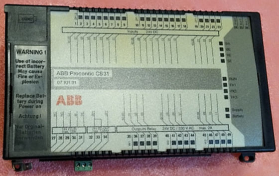 ABB 07KR91 GJR5250000R0303 Temel Birim 07 KR 91, 230 VAC İşlemci Modülü