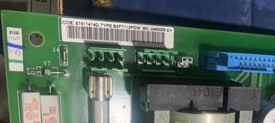 ABB SAFT 110 POW 57411414 Güç Tedarik Kurulu stokta Yeni 57411414