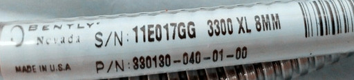 Bently Nevada 330130-040-01-00 3300 XL 8mm Yakınlık Transducer Sistemi Zırhlı Uzantı Kablosu