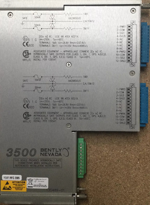 Bently Nevada 3500/42M-04-00 135489-01 İç engelli I/O modülü