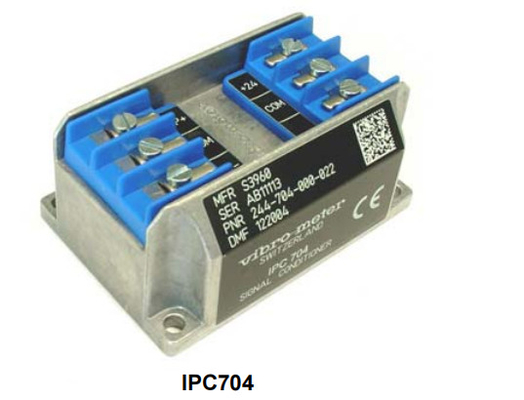 IPC704 244-704-000-511 Standart pizoelektrik malzemeler kullanan sensörler için sinyal kondisyonacısı
