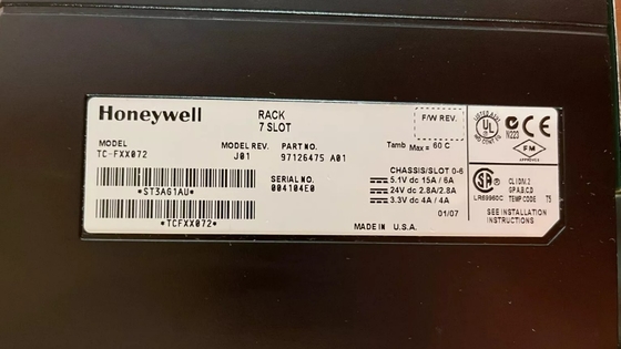 TC-FXX072 DCS Modülü için Honeywell 7 Slot Kart Rack Şasi PLC Modülü