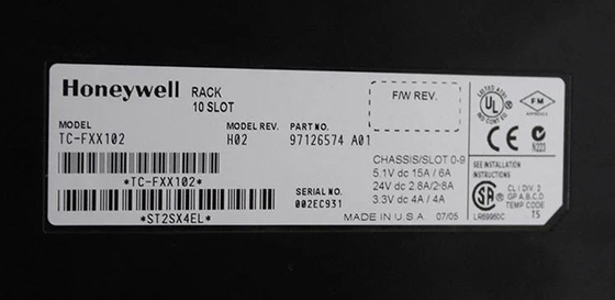 TC-FXX102 Honeywell Experion 10 Slot Şasi Rack Yeni stokta