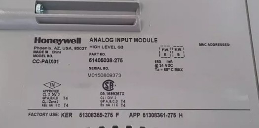 CC-PAIX01 Honeywell Analog Giriş Modülü PLC Modülü için Yeni ve Orijinal Paket