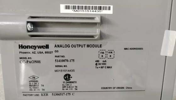 CC-PAON01 Honeywell Analog Çıkış Modülü C300 Kontrolör PLC Modülü için
