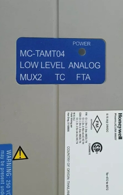 MC-TAMT04 Honeywell Düşük Seviye Giriş Multipleksör Modülü Termokopye Giriş Terminal Tablosu