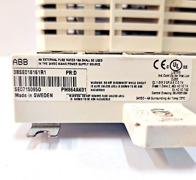 ABB PM864AK01 3BSE018161R1 AC 800M İşlemci Birimi CPU I/O Modülü