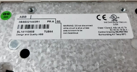 ABB TU844 3BSE021445R1 Gereksiz Modül Sonlandırma Birimi DCS Parçaları PLC Modülü
