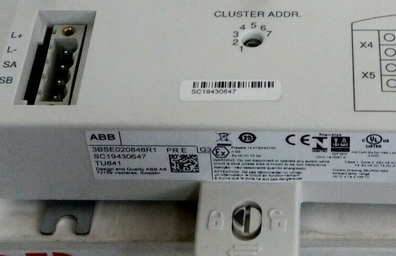 ABB TU841 3BSE020848R1 Yükseli olmayan I/O için sonlandırma birimi desteği