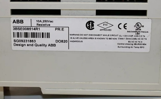 ABB DO820 3BSE008514R1 Dijital Çıkış Modülü Relay 8 Kanal PLC Modülü