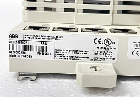 ABB PM860K01 3BSE018100R1 İşlemci Birim Kit AC 800M PLC Modülü stokta