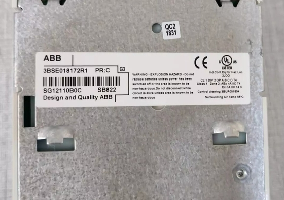 ABB SB822 3BSE018172R1 Şarj edilebilir Pil Birimi S800 I/O Modülü