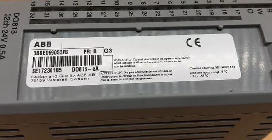 ABB DO818 3BSE069053R1 32 Kanal Dijital Çıkış 24V Kontrol Modülü stokta