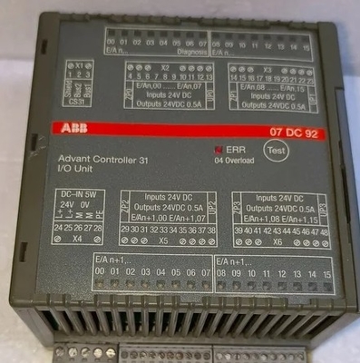 ABB 07DC92 GJR5252200R0101 Dijital I/O Modülü Dağıtılmış Otomasyon PLC'leri