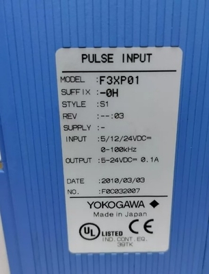 F3XP01-0HS1 YOKOGAWA Aralıksız Çoklu Denetleyiciler Yüksek Hızlı Sayıcı Modülleri