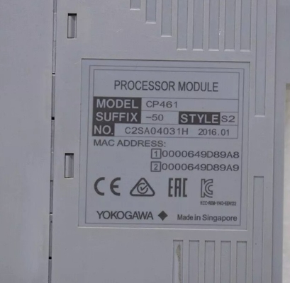 CP461-50 YOKOGAWA Merkezi İşlem Birimi Yüksek Performanslı İşlemci CPU Modülü