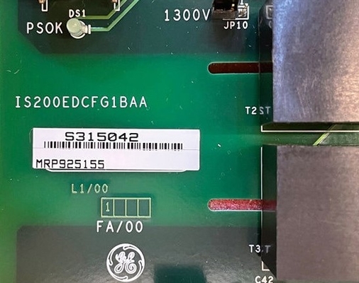 IS200EDCFG1B GE EX2100 Geri bildirim Doğrudan DC Heyecanlandırıcı Kart Alan Voltajı ve Alan Akımı