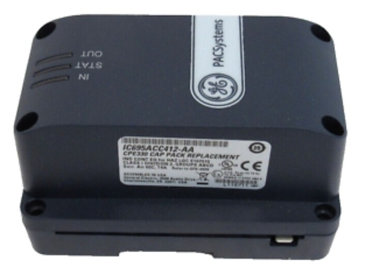 IC695ACC402 GE PACSystems RX3i Enerji Paketi Aksesuar Modülü CPE330 RX3i Güç dalgalanmaları veya kesintileri sırasında CPU denetleyici