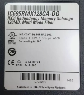 IC695RMX128 GE PAC Sistemleri RX3i Tek yuva biçimi faktörü yedekleme hafıza Xchange modülü