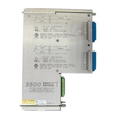 3500/42M-05-00 135489-02 Bently Nevada I/O Modülü İç Engellerle İç Bitişler 2 X Prox/Accel
