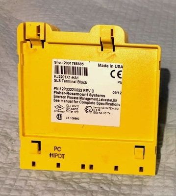 KJ2201X1-HA1 12P3322X022 Emerson Otomatik Kontrol Sistemi Modülü Terminal Bloku
