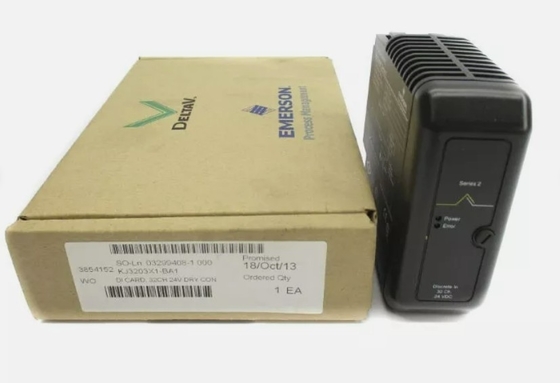 KJ3203X1-BA1 Emerson DI 32-Kanal 24 VDC Kuru İletişim Kartı