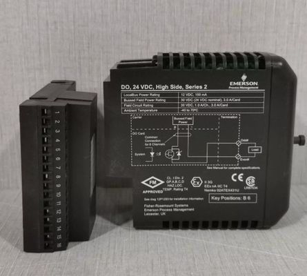KJ3201X1-EA1 Emerson Kırmızı Ayrı Terminal Blok