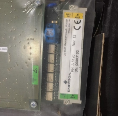 A6120 Emerson Case Sismik titreşim monitörü