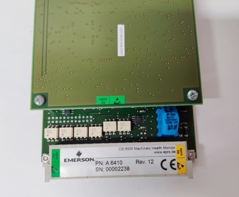 A6410 AMS 6500 Makine Sağlığı İzleyici için Emerson Valve ve Case Genişleme Monitörü