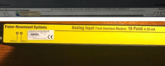 10P54040004 Emerson 16 Point 4-20 Ma Analog Girdi LED Göstericileri Alan Arayüz Modülü