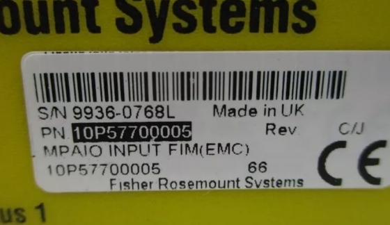 10P57700005 Emerson Arayüz Kartı Analog Giriş 16 Nokta 4-20 mA