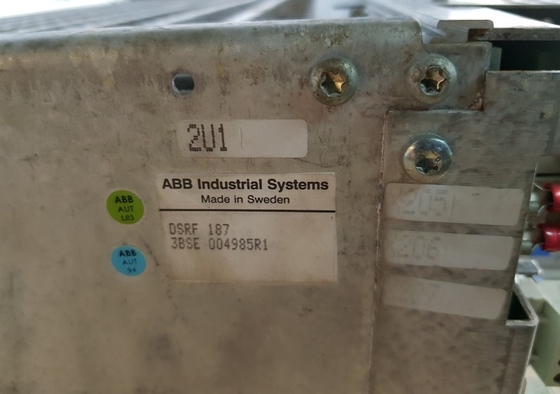 DSRF187 3BSE004985R1 ABB Advant OCS S100 Giriş Çıkış Kart Dosyası