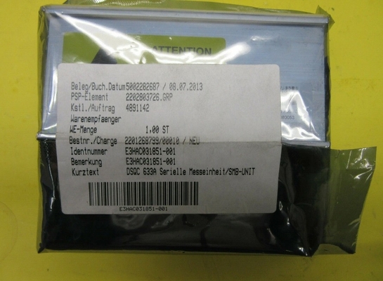 DSQC633A 3HAC031851-001 ABB SMB Seri Ölçüm Tablosu