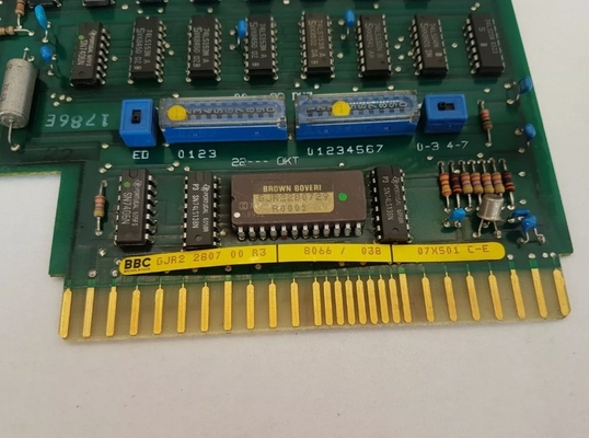 07XS01 GJR2280700R3 ABB Karte Programı PLC Modül Kontrol Sistemi