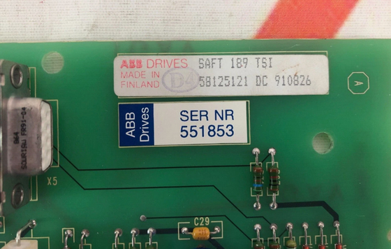 SAFT 189 TSI 58125121 ABB Arayüz Kurulu