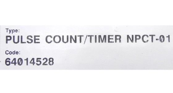 NPCT-01 64014528 ABB Nabız Sayaç Zamanlayıcı Birimi