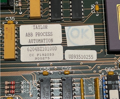 6204BZ10100D ABB CPU Kartı
