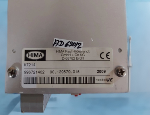 K7214 HIMA KONTROL PANELİ