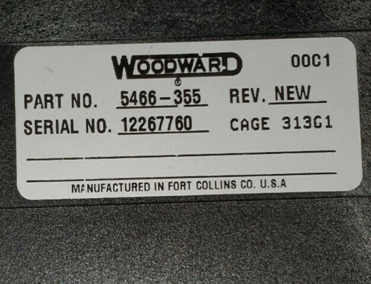 5466-355 Woodward Netcon Uzaktan Şasi Alıcı Modülü
