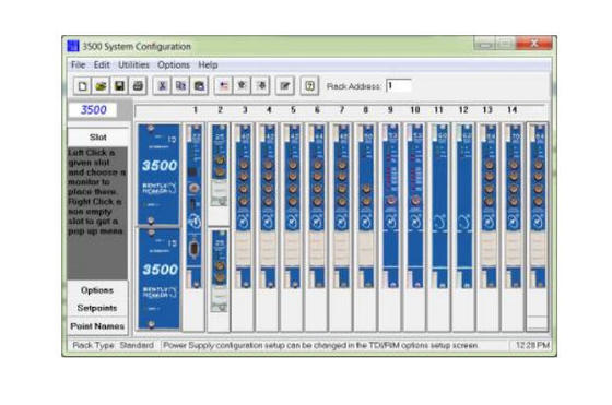 Bently Nevada 3500/01 Rack Konfigurasyon Yazılımı, Sistem Gönderimi ve Gerçek Zamanlı Veri Görünümleri için Kullanıcı Dostu Arayüzü