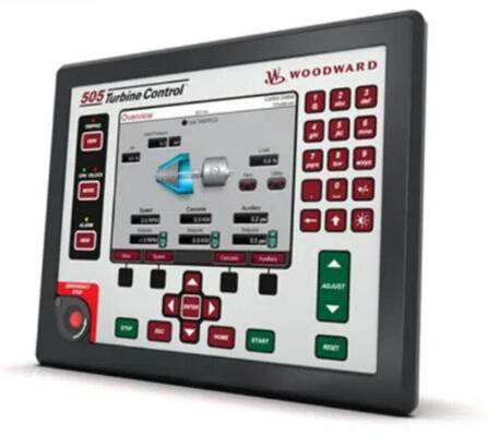 Woodward 8200-1302 505D Serisi Dijital Vali Turbin Denetleyicisi, ± 0,05% Hız Kontrol Doğruluğu, 8 Yapılandırılabilir Giriş ve 10ms'den Az Yanıt Zamanı