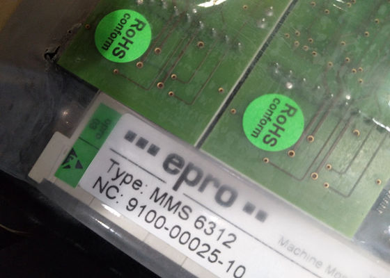 MMS6312 Dcs Dağıtılmış Kontrol Sistemi Epro Mms 6312 Çift Kanallı Dönme Hızı Monitörü