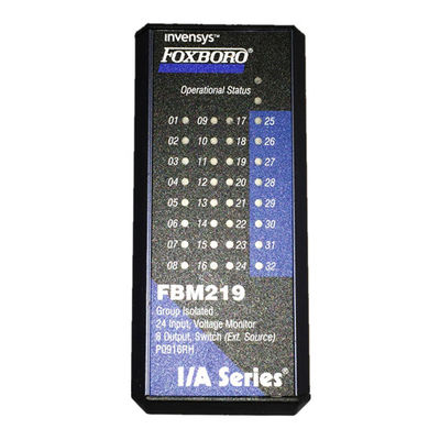 Fbm219 Fbm 219 Foxboro Parçaları DCS Kanal İzole 32 Giriş Gerilimi Monitörü P0914TR