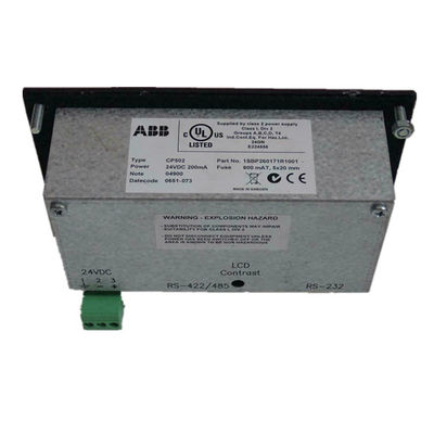 CP502 ABB PLC Endüstriyel Arkadan Aydınlatmalı LCD HMI Terminal Paneli G/Ç DCS 1SBP260171R1001