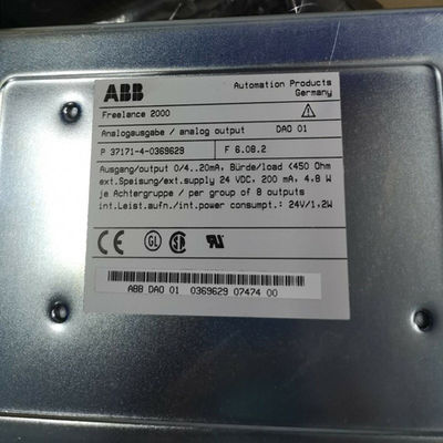 DAI01 ABB PLC Yedek Parçaları Analog Giriş V3 Rack Tabanlı I/O Modülleri Y0369628M