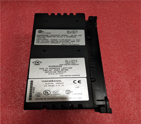 IC660BBA023 GE Fanuc Termokupl Giriş Bloğu Güç Kaynağı Gerilimi 18 - 56VDC General Electric