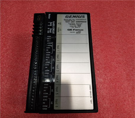 IC660BBA026 GE Fanuc GE Genius Akım Kaynağı Analog Giriş Bloğu 24 48VDC General Electric